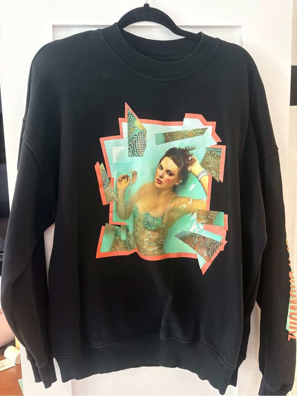 Taylor Swift Black Sweatshirt - Life of a Showgirl XL sweatshirt
